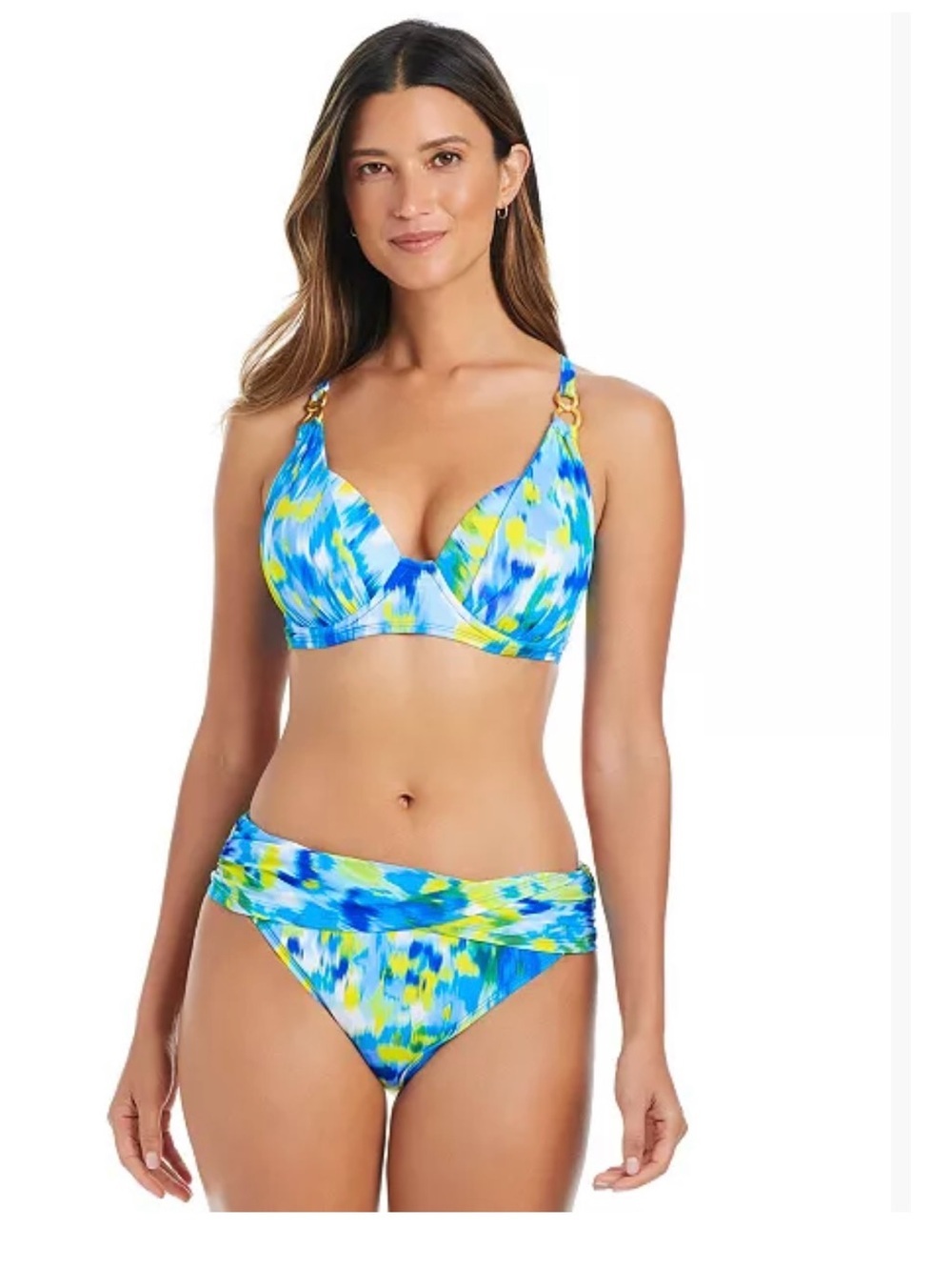 Bleu Rod Beattie Life's A Beach Printed Bikini Bottoms - Picture 3 of 4